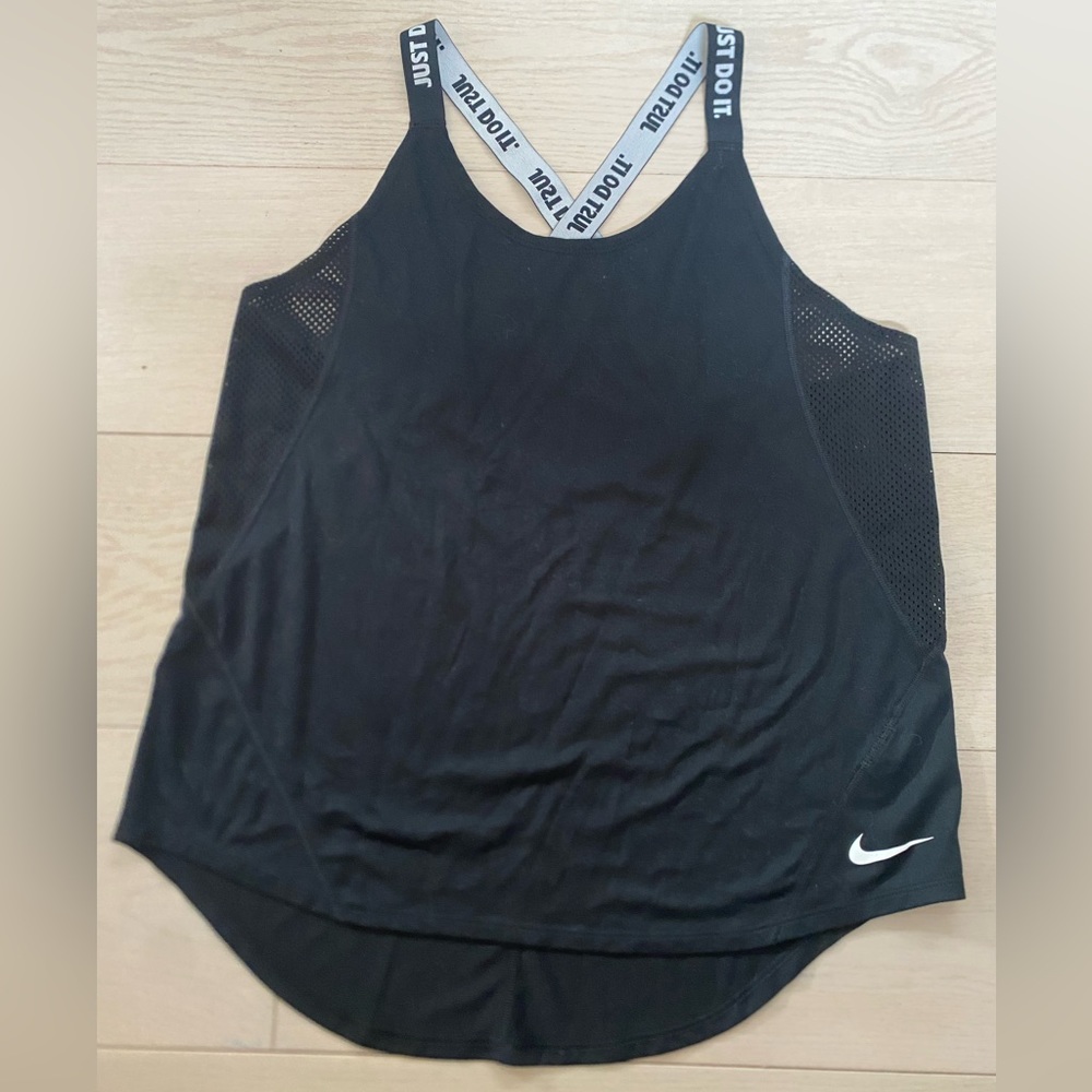 Nike Dri Fit Running Tank, Criss Cross Back: Large